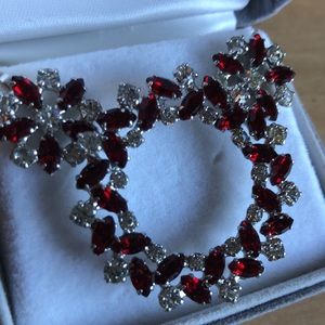 B. David brooch and earring set